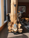 Pagaie  en bois décorative de taille moyenne 40 pouces.