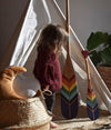 Pagaie en bois décorative de grande et petite taille.
