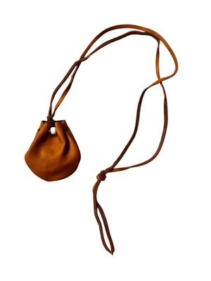 Sac de médecine en cuir de chevreuil
