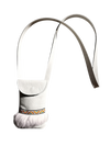 Sac à cellulaire en cuir blanc