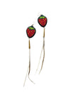 Boucles d'oreilles Fraise