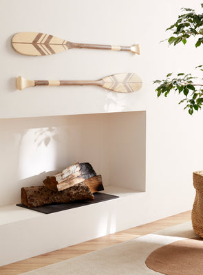 Le duo de moyennes pagaies décoratives WOLF