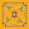 Grand Foulard L’Île de la Tortue (Jaune)