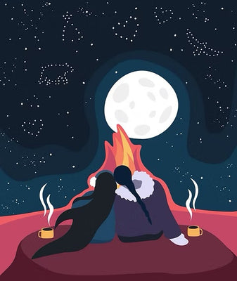 Affiche Amour Lunaire