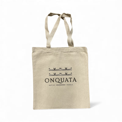 Sac réutilisable (Tote Bag) en coton naturel - Onquata