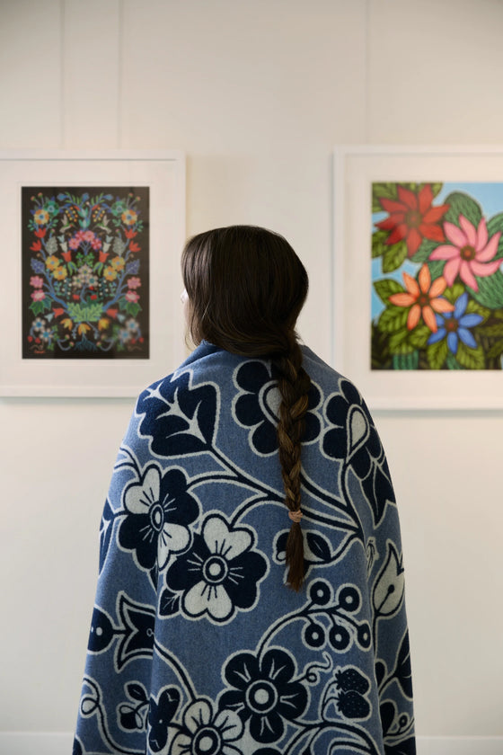 Couverture en laine autochtone JOY