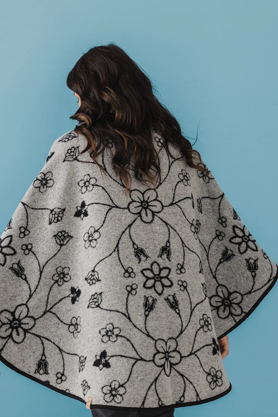 Châle écoresponsable Fleurs