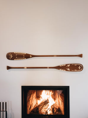 Le Duo de grandes pagaies Écorce