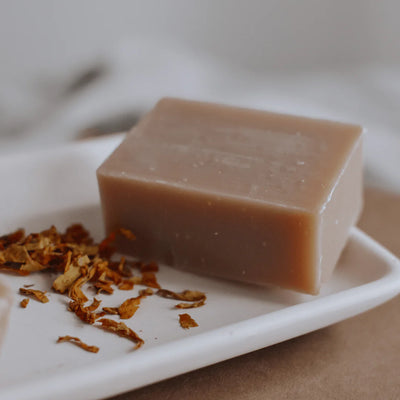 Savon artisanal au patchouli au tabac - 100 g