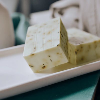 Savon artisanal menthe poivrée et sauge - 100 g