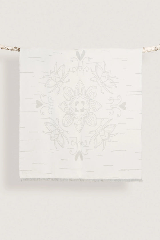 Couverture réversible en écorce de bouleau