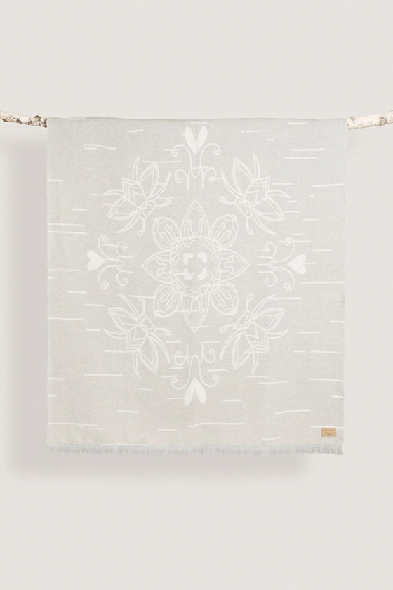 Couverture réversible en écorce de bouleau