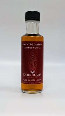 Huiles infusées - Cayenne et fines herbes 100ml