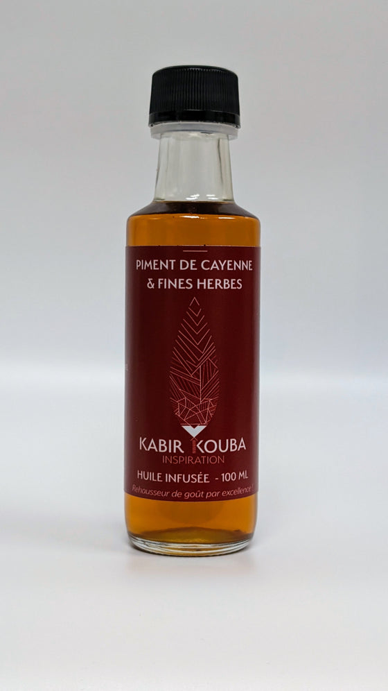 Huiles infusées - Cayenne et fines herbes 100ml